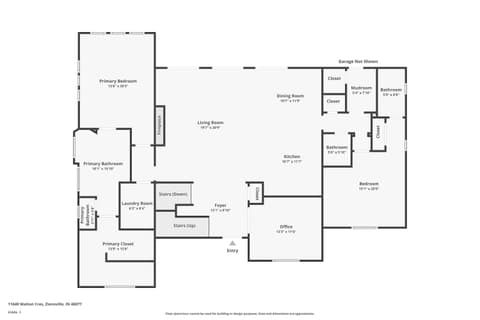 Floor Plan — 11640 Walton Crescent, Zionsville, IN