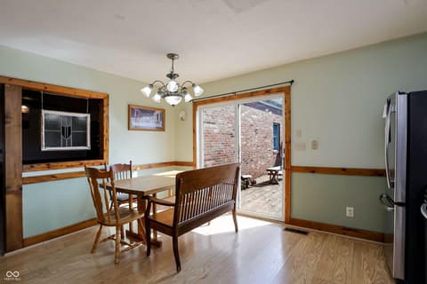 Dining room at 401 E Pearl Street, Waldron, IN