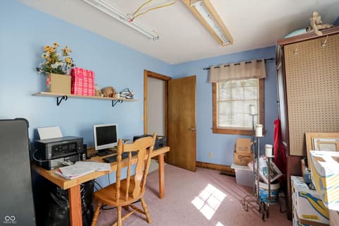 Home office at 401 E Pearl Street, Waldron, IN