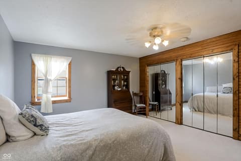 Primary bedroom at 401 E Pearl Street, Waldron, IN