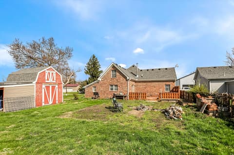 Backyard at 401 E Pearl Street, Waldron, IN