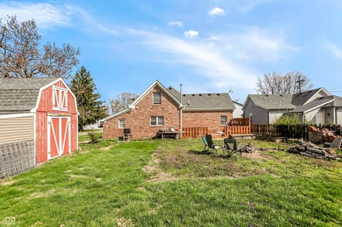Backyard at 401 E Pearl Street, Waldron, IN