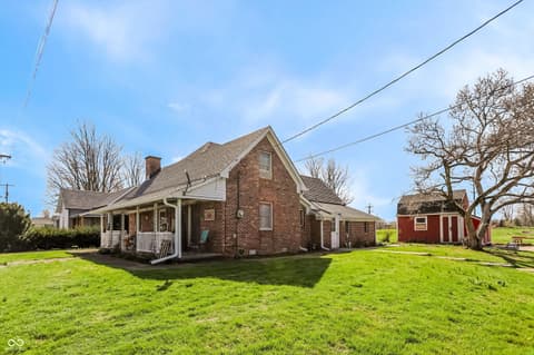 Side exterior at 401 E Pearl Street, Waldron, IN
