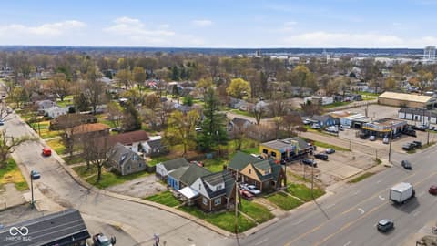 Aerial view at 3501 W 16th Street, Indianapolis, IN