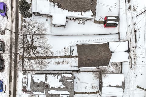 Aerial view at 154 W Arizona Street, Indianapolis, IN