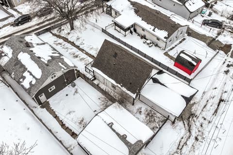 Aerial view at 154 W Arizona Street, Indianapolis, IN