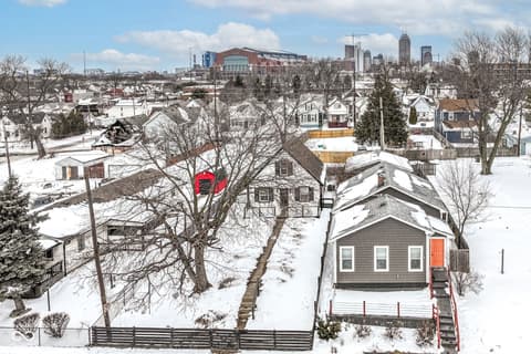 Aerial view at 154 W Arizona Street, Indianapolis, IN