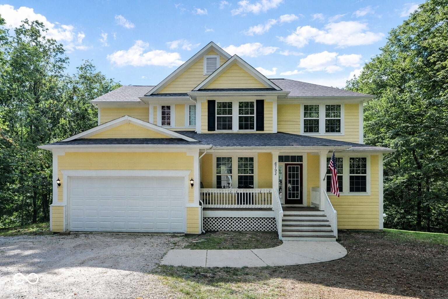 Front exterior at 6792 Erika Lane, Nashville, IN