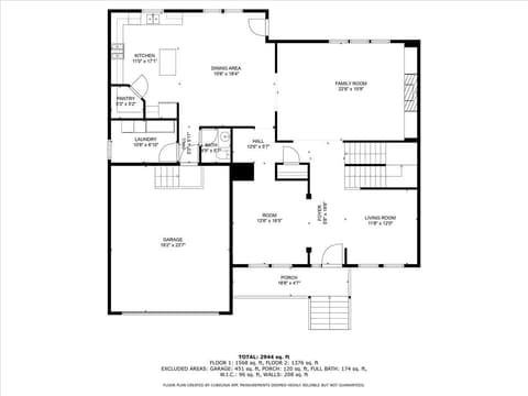 Floor Plan — 6792 Erika Lane, Nashville, IN