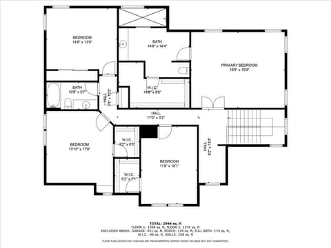 Floor Plan — 6792 Erika Lane, Nashville, IN