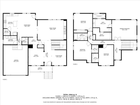 Floor Plan — 6792 Erika Lane, Nashville, IN