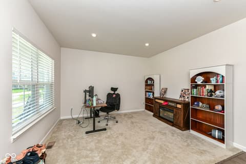 Home office at 2642 Krasner Drive, Brownsburg, IN