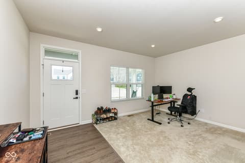 Home office at 2642 Krasner Drive, Brownsburg, IN