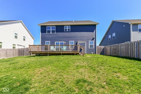 Backyard at 2642 Krasner Drive, Brownsburg, IN