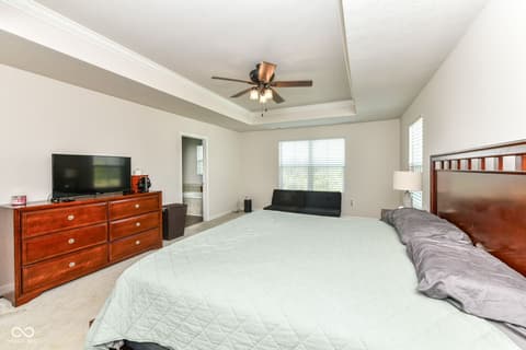 Primary bedroom at 2642 Krasner Drive, Brownsburg, IN