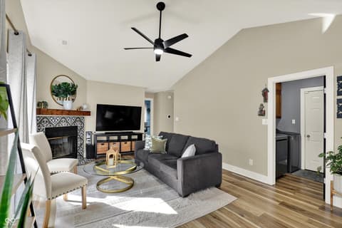 Living room at 6723 Sundown Drive S, Indianapolis, IN