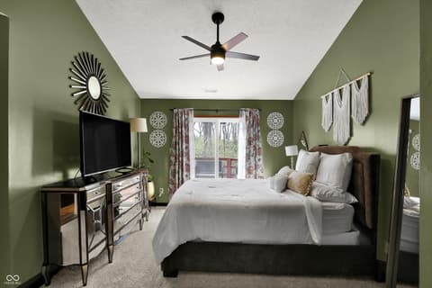 Primary bedroom at 6723 Sundown Drive S, Indianapolis, IN