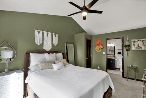 Primary bedroom at 6723 Sundown Drive S, Indianapolis, IN
