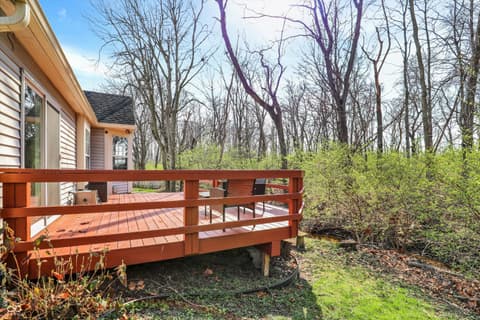 Outdoor living area at 6723 Sundown Drive S, Indianapolis, IN