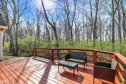 Outdoor living area at 6723 Sundown Drive S, Indianapolis, IN