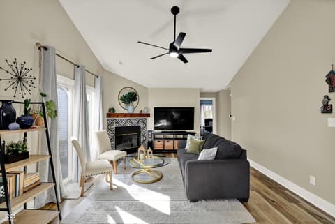 Living room at 6723 Sundown Drive S, Indianapolis, IN