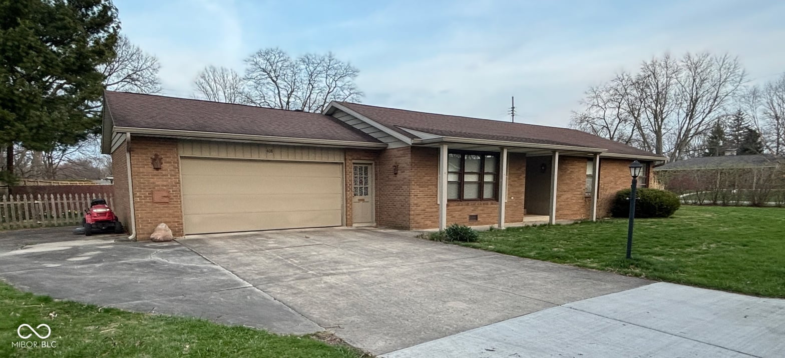 Front exterior at 408 S Harvey Road, Muncie, IN