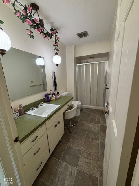 Bathroom at 408 S Harvey Road, Muncie, IN