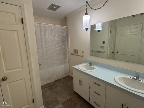 Bathroom at 408 S Harvey Road, Muncie, IN