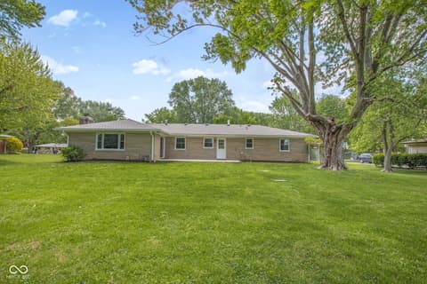 Backyard at 3282 E 150 S, Franklin, IN