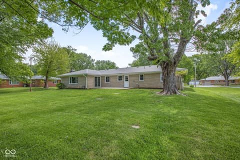 Backyard at 3282 E 150 S, Franklin, IN