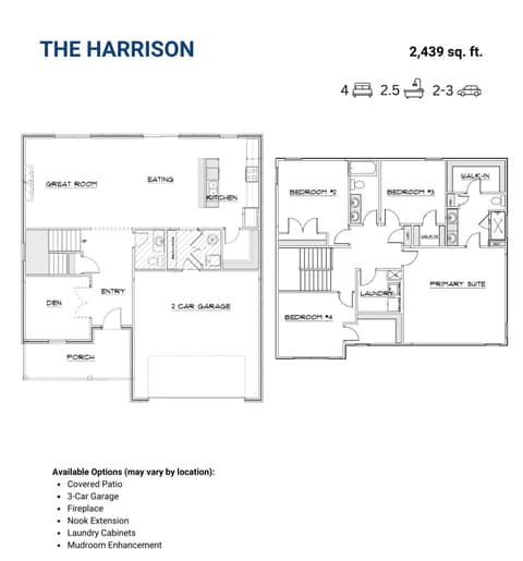 Floor Plan — 2066 Gosling Court, Franklin, IN