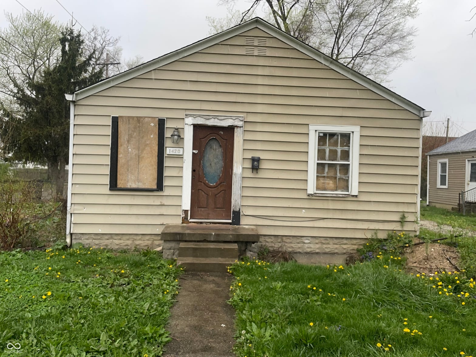 Front exterior at 1420 N Denny Street, Indianapolis, IN