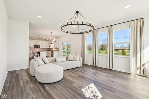 Living room at 10210 Carya Court, Indianapolis, IN