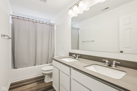 Bathroom at 10210 Carya Court, Indianapolis, IN