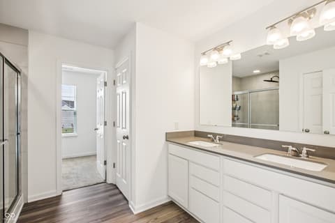 Bathroom at 10210 Carya Court, Indianapolis, IN