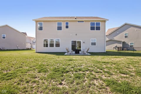 Backyard at 10210 Carya Court, Indianapolis, IN
