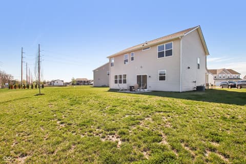 Backyard at 10210 Carya Court, Indianapolis, IN