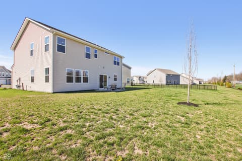 Backyard at 10210 Carya Court, Indianapolis, IN
