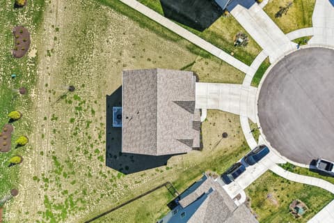 Aerial view at 10210 Carya Court, Indianapolis, IN