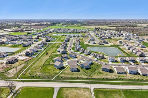 Aerial view at 10210 Carya Court, Indianapolis, IN