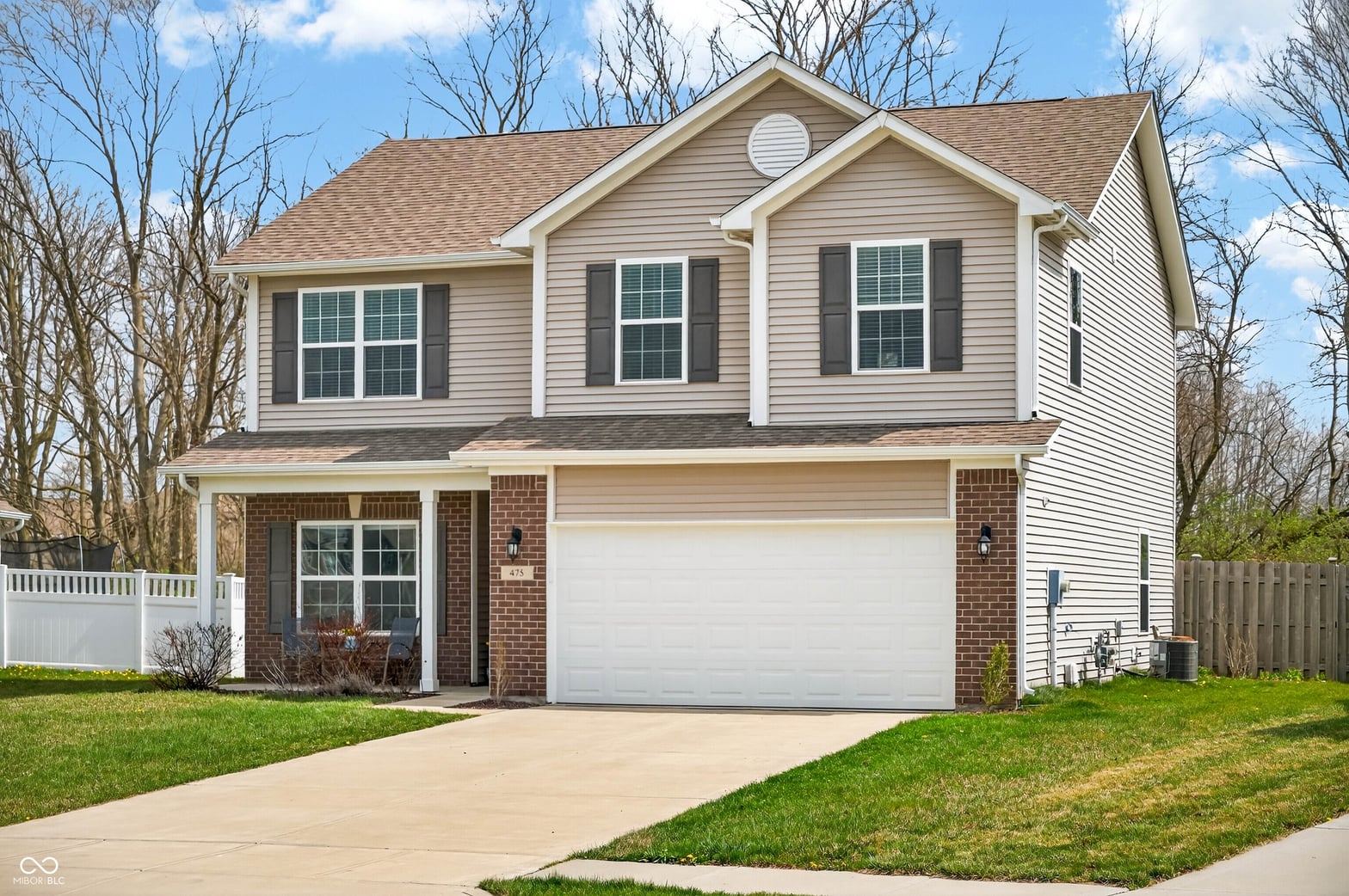 Front exterior at 475 Rocky Road, Greenfield, IN