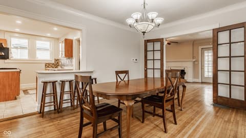Dining room at 325 E 37th Street, Indianapolis, IN
