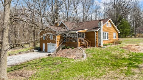 Backyard at 2409 E County Rd 700 S, Cloverdale, IN