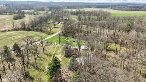 Aerial view at 2409 E County Rd 700 S, Cloverdale, IN