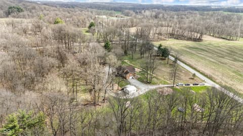 Aerial view at 2409 E County Rd 700 S, Cloverdale, IN