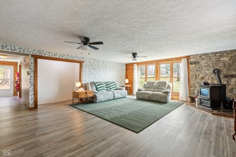 Living room at 2409 E County Rd 700 S, Cloverdale, IN