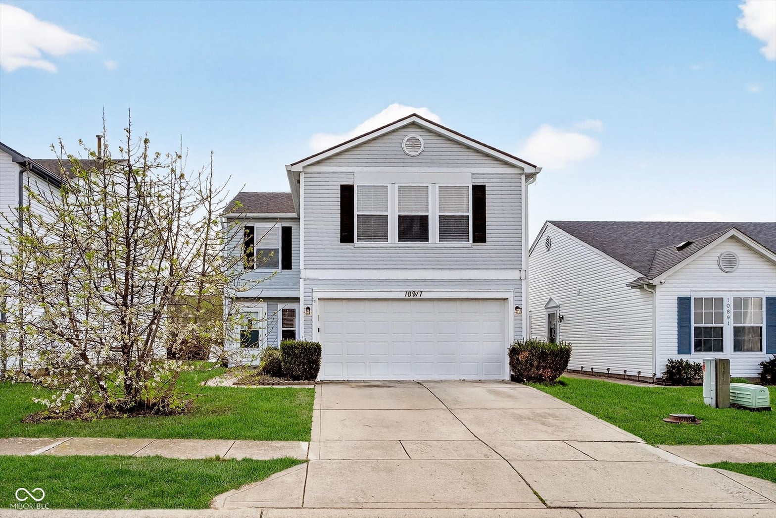 Front exterior at 10917 Sweetsen Road, Camby, IN