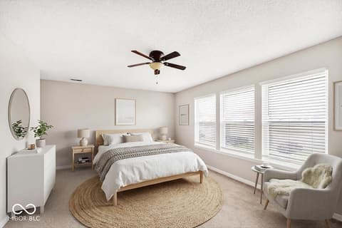 Primary bedroom at 10917 Sweetsen Road, Camby, IN