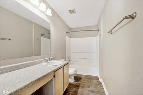 Primary bathroom at 10917 Sweetsen Road, Camby, IN