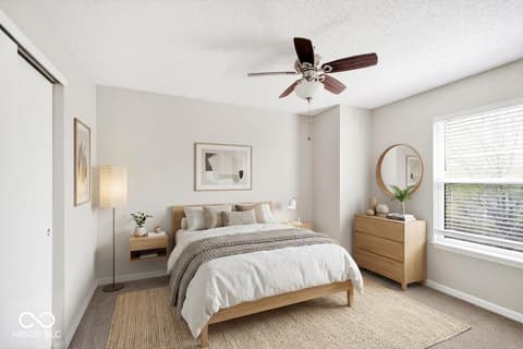 Bedroom at 10917 Sweetsen Road, Camby, IN
